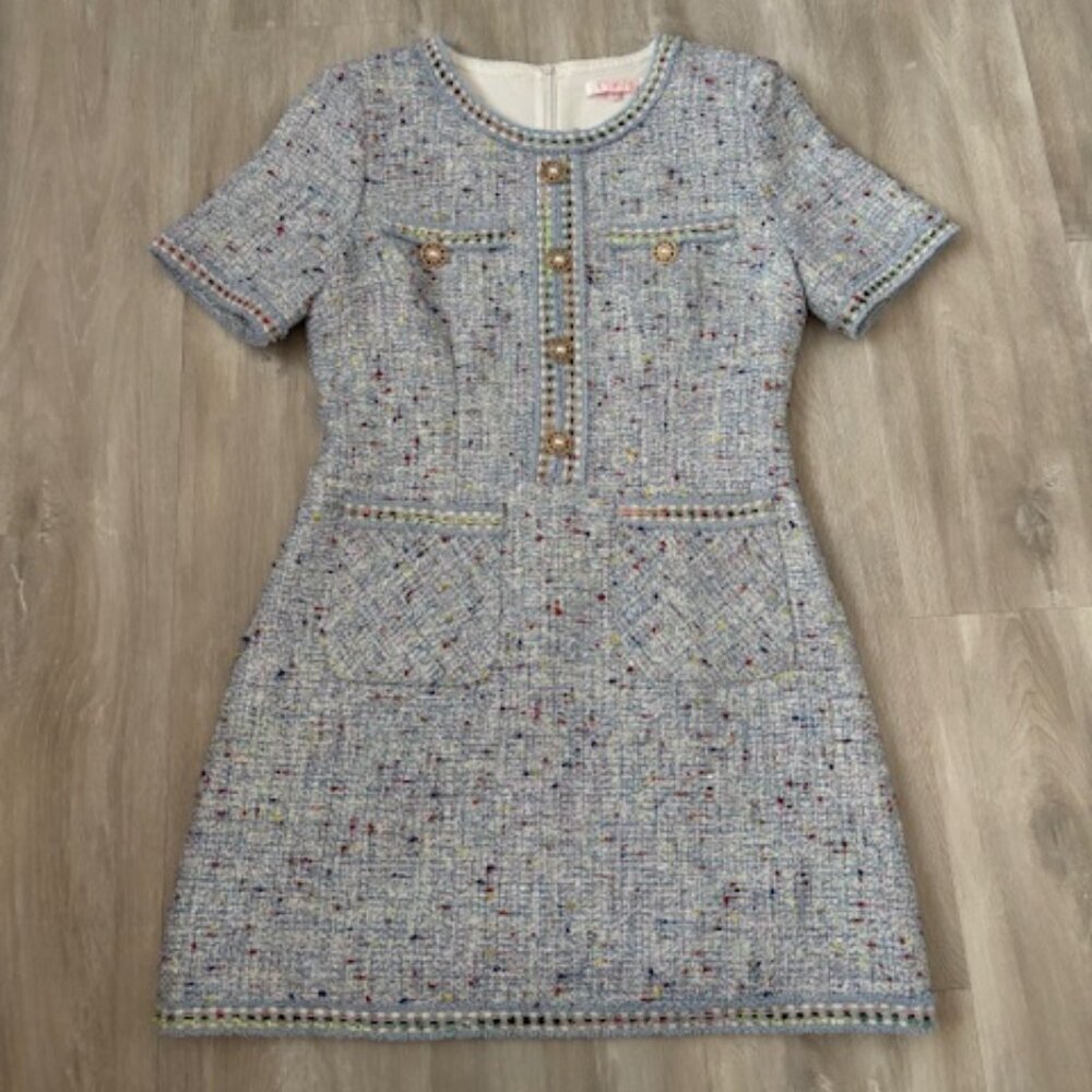 NIWIY Chanel Style/Inspired Tweed Dress - M - Picture 6 of 6